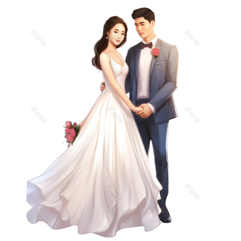 婚礼图片,相册元素,浪漫PNG,喜庆免抠素材